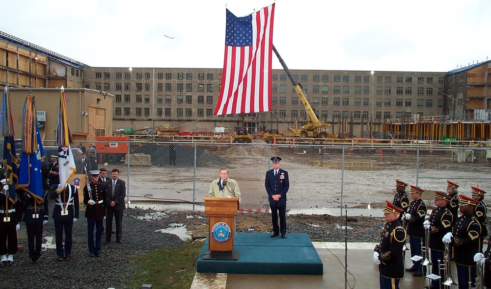 Rumsfeld Speaks at Pentagon 9/11 Remembrance Ceremony
