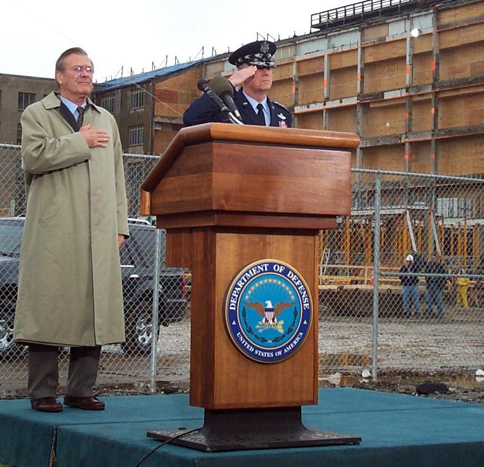 Rumsfeld, Myers Honor 9/11 Victims at Pentagon Ceremony