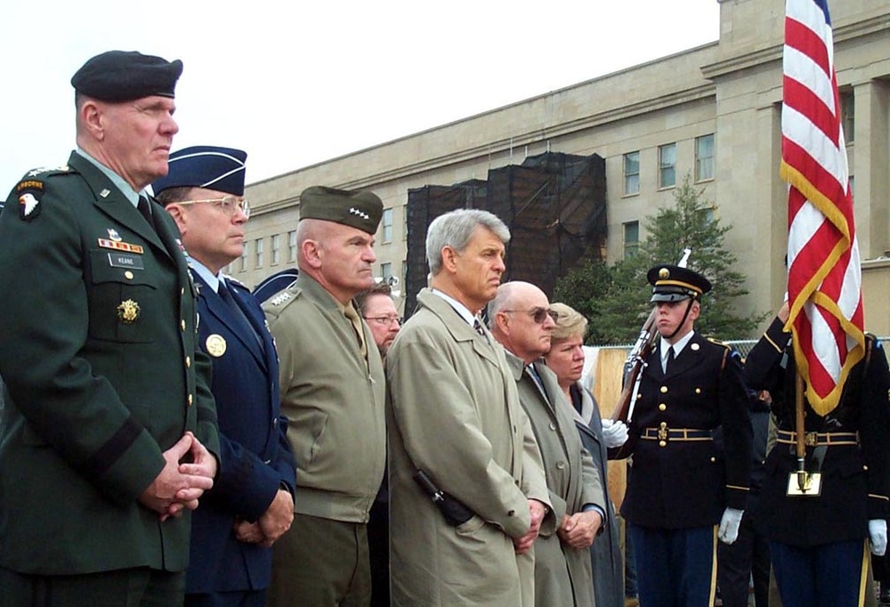 Military Leaders Honor 9/11 Victims at Pentagon Ceremony