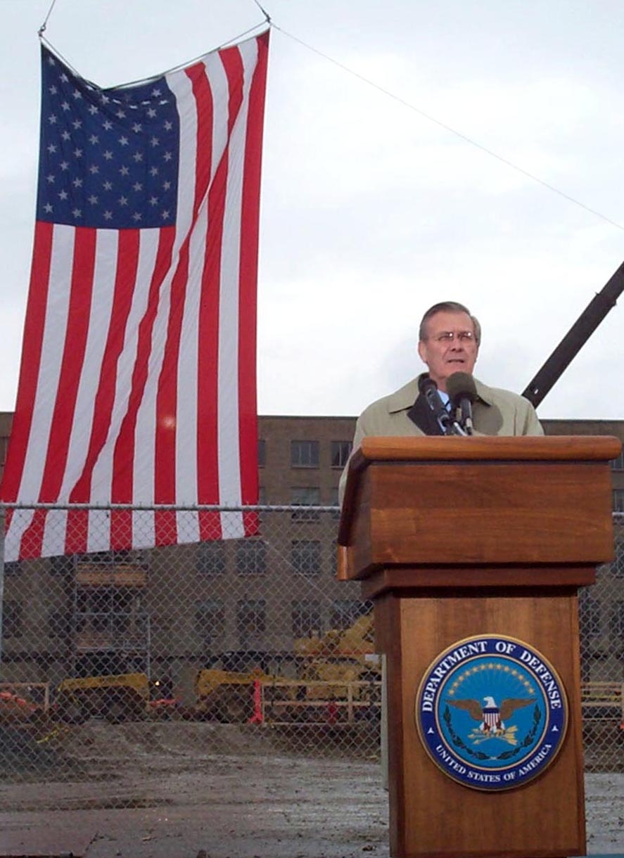 Rumsfeld Commemorates 9/11 Victims at Pentagon Ceremony