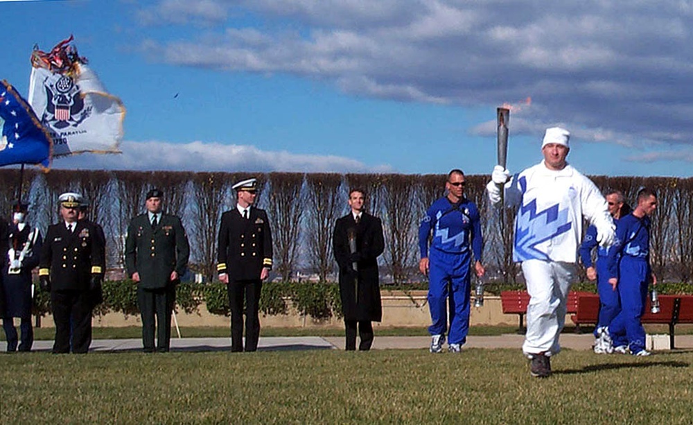 Heroic Soldier Carries Olympic Flame at Pentagon 9/11 Tribute