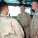 Top Military Leader Visits Aircraft Carrier