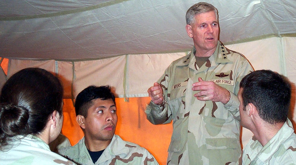 Top U.S. Military Leader Visits Troops Overseas