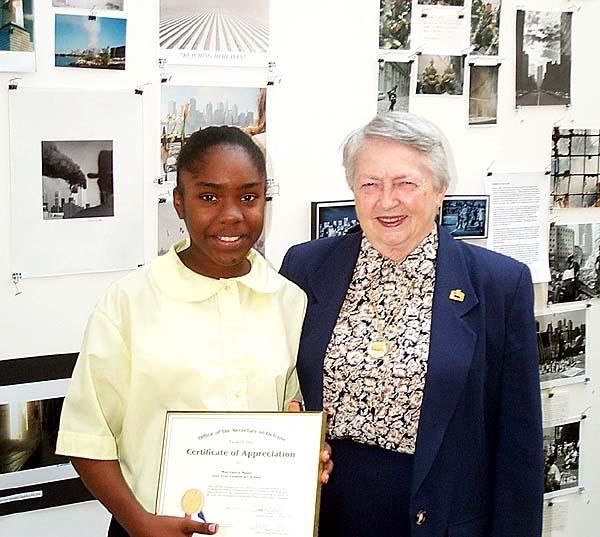 Sixth-Grader Wins DoD Women's History Month Essay Contest