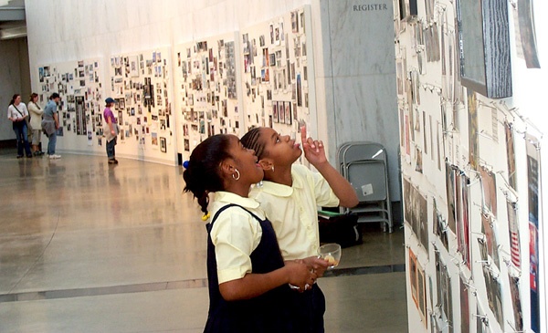 Powerful 9/11 Photo Exhibit Inspires Young Students