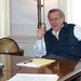 Reporters Interview Defense Secretary Rumsfeld at Pentagon