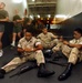 U.S. Marines Prepare for Battle Aboard USS Bataan