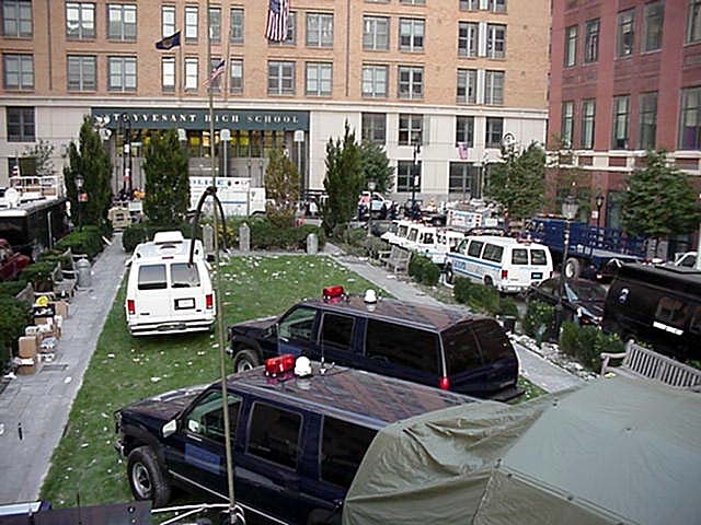 Emergency Response Team Mobilizes at NYC High School After 9/11 Attacks