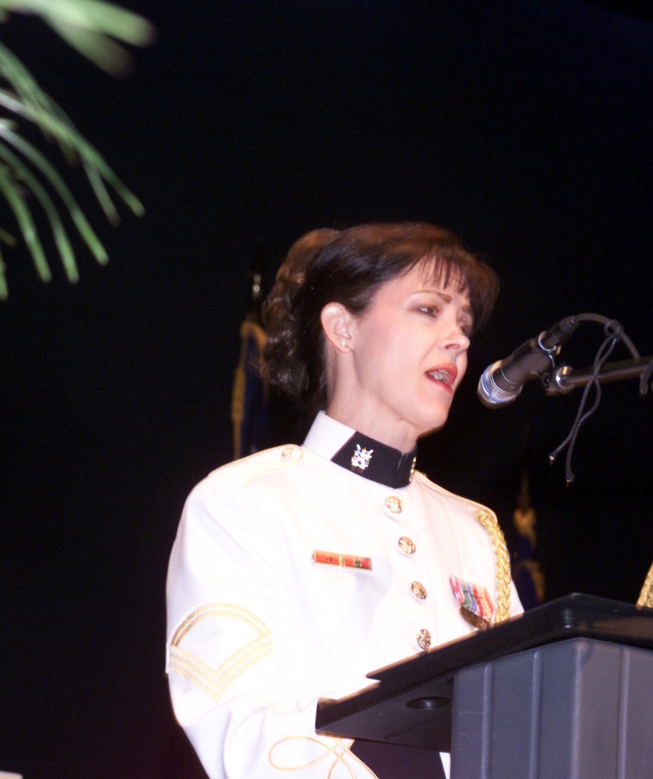 Army Musician Performs Yiddish Song at Holocaust Remembrance Observance