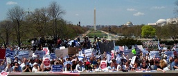 Thousands Rally at U.S. Capitol in Support of Israel, Against Terrorism