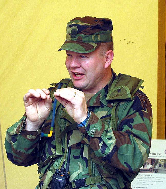 Army NCO Explains WMD Civil Support Team Procedures