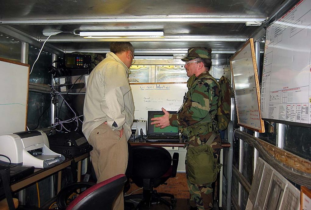 Army NCO Coordinates with Ohio Officials on WMD Response