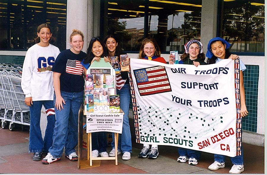 Girl Scouts Send Thousands of Cookies to Troops Overseas
