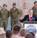 Rumsfeld Visits Troops at Bagram Air Base in Afghanistan