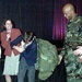 Seventh Grader Lifts Army Ranger's Heavy Pack at Patriotism Celebration
