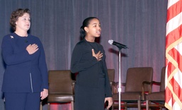 Bush's Sister, Student Sing National Anthem at School Patriotism Event