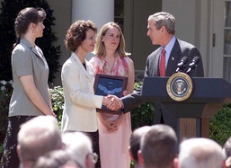 Widow Accepts Posthumous Medal of Honor for Fallen Husband