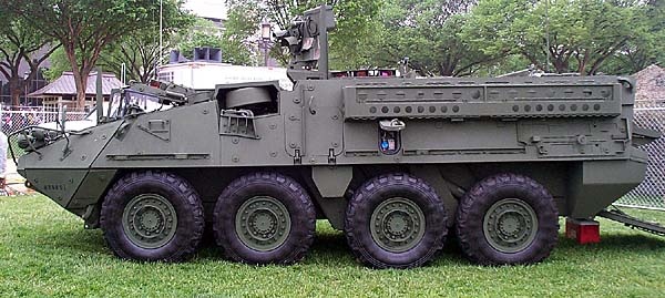 Stryker Armored Vehicle Boasts Firepower and Mobility