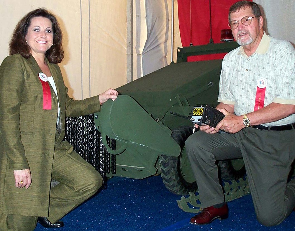 Army-Marine Corps Remote-Controlled Mini Flail Clears Mines on National Mall