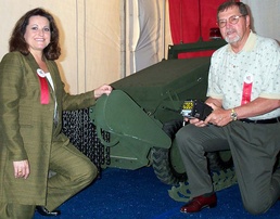 Army-Marine Corps Remote-Controlled Mini Flail Clears Mines on National Mall