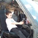 Young Air Force Son Plays Pilot at Joint Service Open House