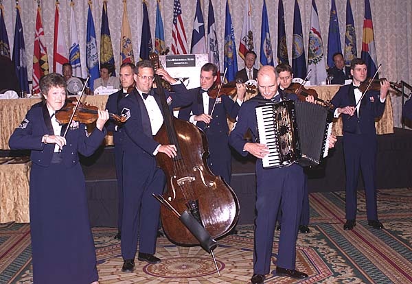 Air Force Band Strolling Strings Performs at DoD's Asian Pacific American Heritage Month Celebration