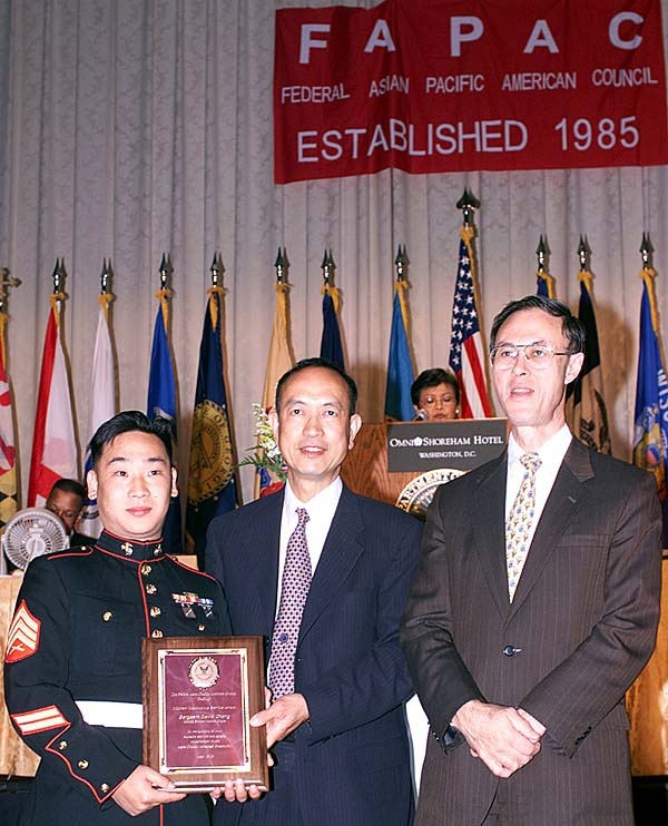 Federal Asian Pacific American Council Honors Marine Corps Sergeant with Meritorious Service Award