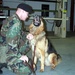 Army Dog Team Prepares for Training Exercise