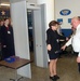 Pentagon Security Checks Visitor with Metal Detector