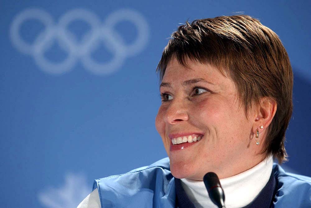 Sgt. Kristina Sabasteanski Carries 9/11 Flag at 2002 Winter Olympics Opening Ceremony