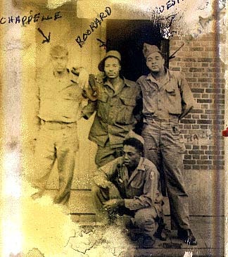WWII Soldiers Pause for Quiet Moment