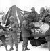 Soldiers Load Trucks with Rations for Frontline Troops in Liege, Belgium
