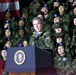Bush Visits U.S. Troops in South Korea