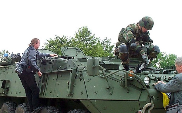 Army Unveils New Light Armored Vehicle at Pentagon
