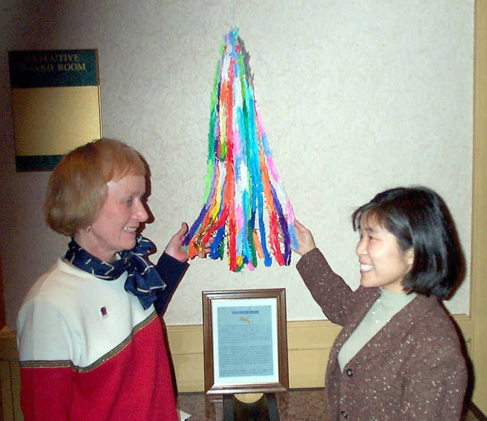 Origami Cranes Presented to Pentagon Families After 9/11 Attack