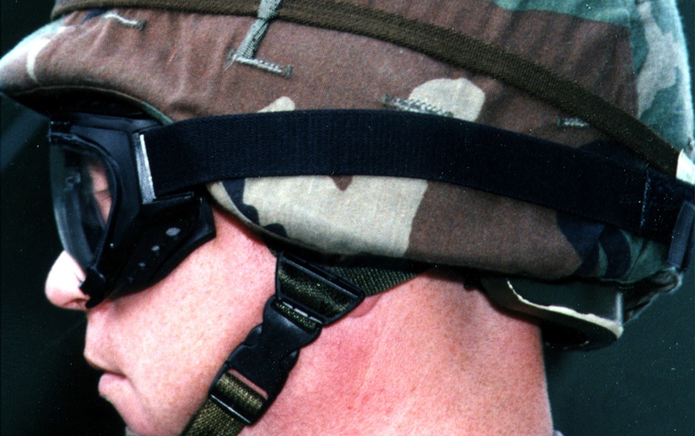Secure Fit: MEPS Goggles Fastened with Velcro Straps