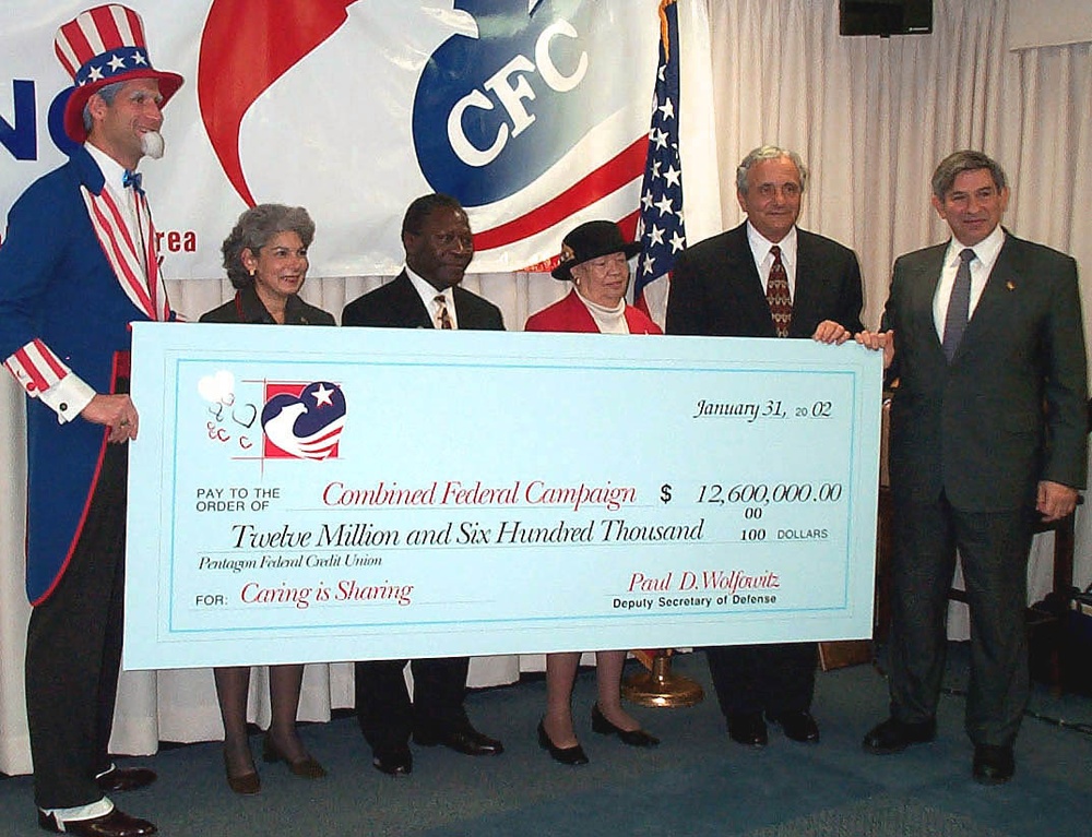 Federal Officials Present $12.6 Million CFC Donation