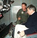 Wolfowitz Learns Refueling Boom Controls from Tech Sgt. Burdick on KC-10 Flight