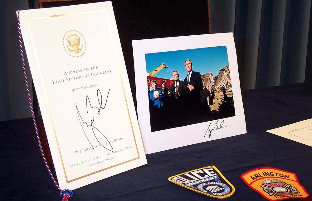Commemorative Capsule Placed at Pentagon After 9/11 Attacks