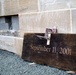 Dedication Capsule Covered in Original Pentagon Limestone