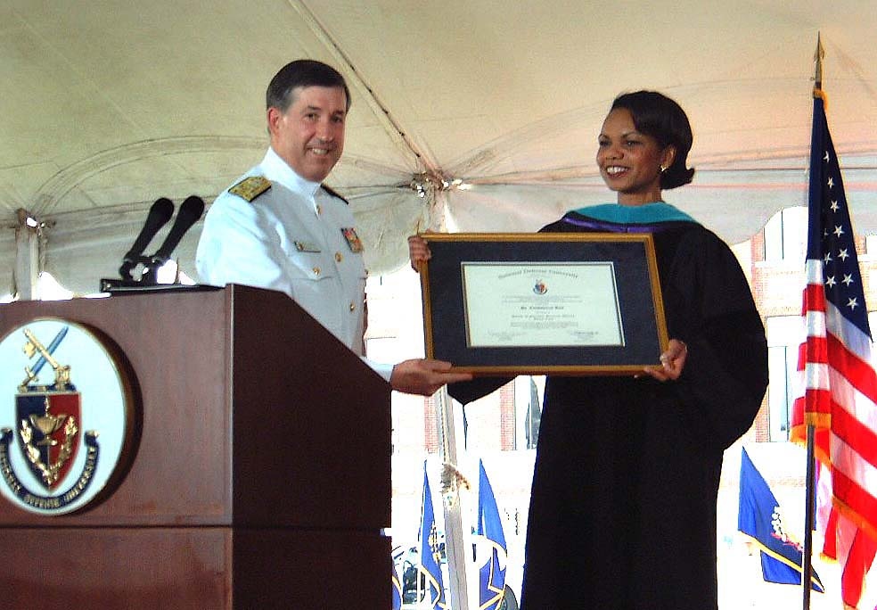 National Security Adviser Condoleezza Rice Awarded Honorary Doctorate