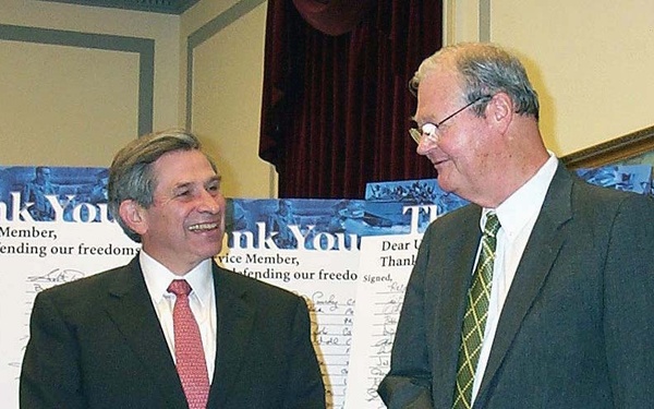 Wolfowitz Receives 'Thank You' Card for Troops from Rep. Skelton