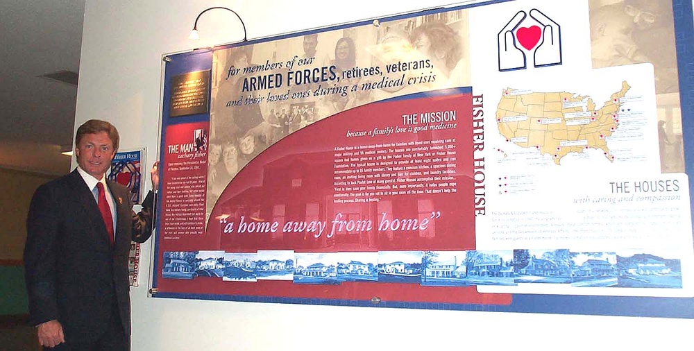 Fisher House Foundation Honored with Pentagon Display