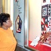 EPA Employee Examines 9/11 Memorial Quilt