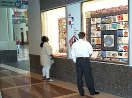 Quilts Donated After 9/11 on Display at Reagan Building