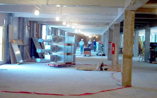 Rebuilding Underway in Wedge 2 of the Pentagon