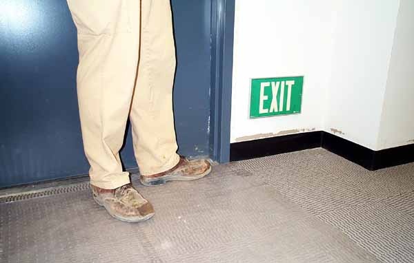 Pentagon Upgrades Safety with Low-Profile Exit Signs