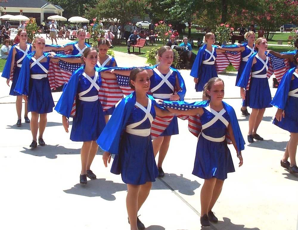 Patriotic Dancers Perform at the Pentagon