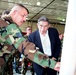 Air Force NCO Briefs Deputy Defense Secretary Wolfowitz at Langley AFB