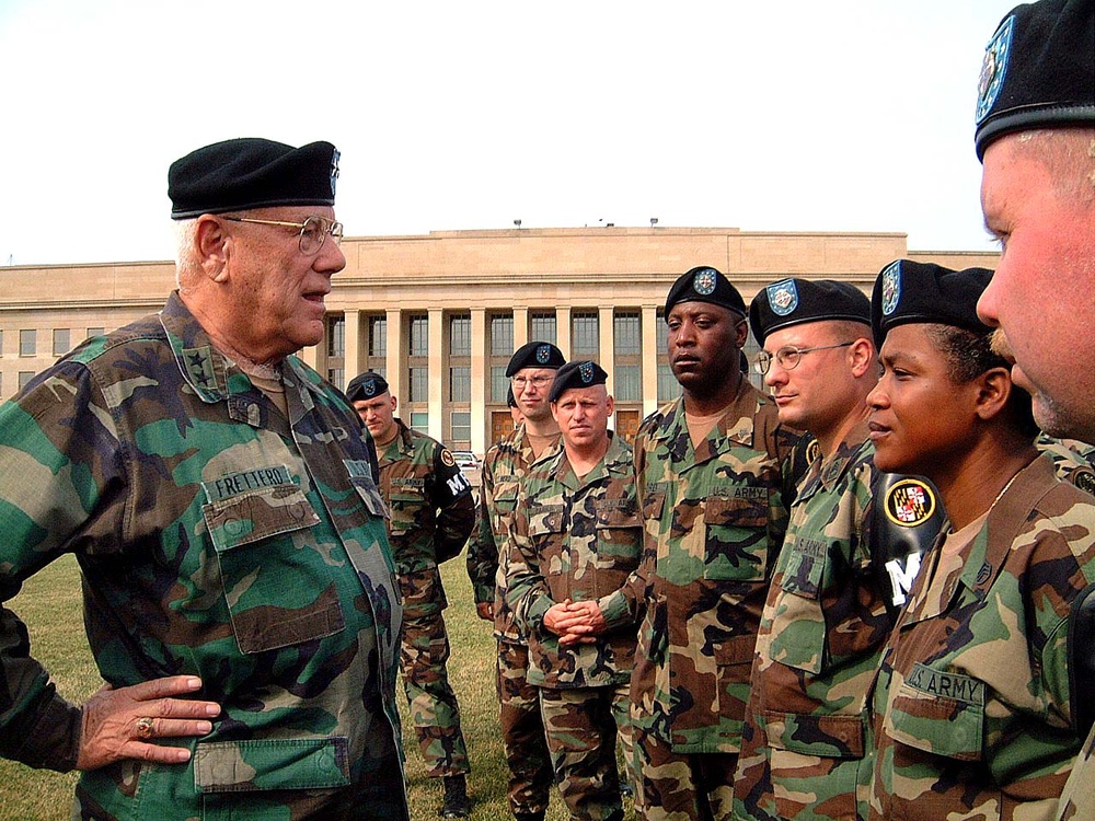 Maryland National Guard Troops Honored for Pentagon Security Duty After 9/11